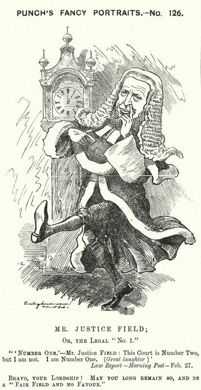 Punch tegneserie: William Field av Edward Linley (after) Sambourne