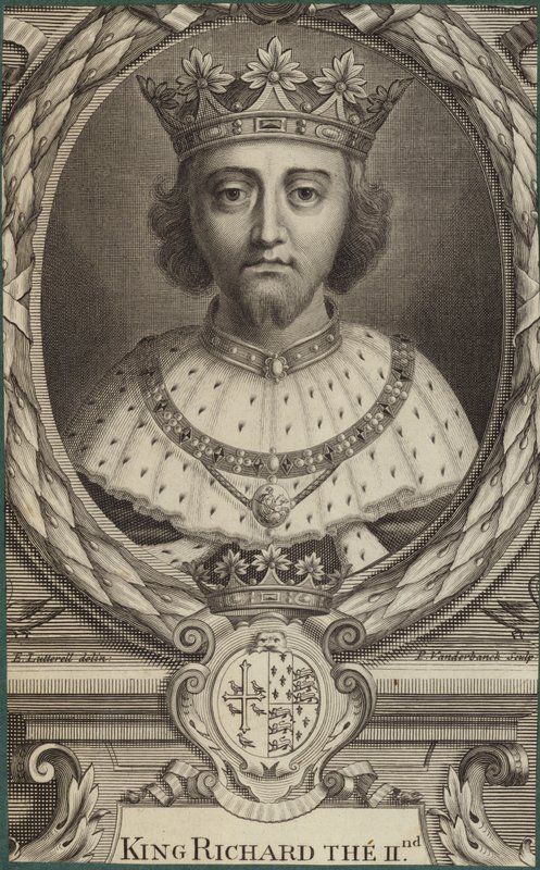Portrett av kong Richard II av England av Edward Lutterell