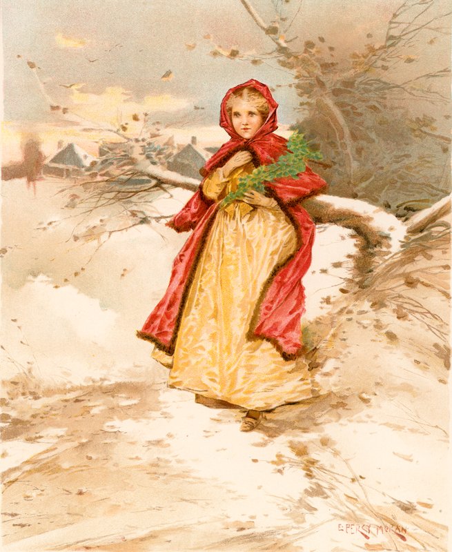 En kolonial rødhette av Edward Percy Moran