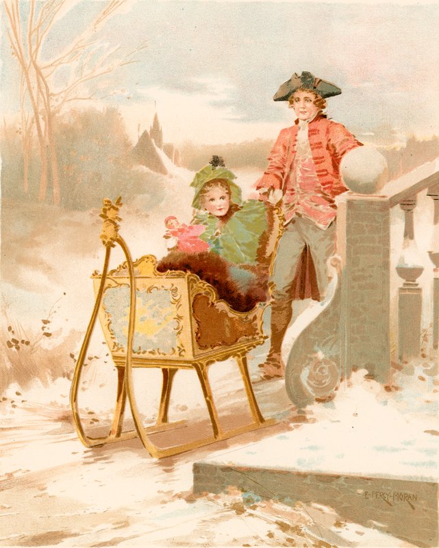 Alt på en vinterdag av Edward Percy Moran
