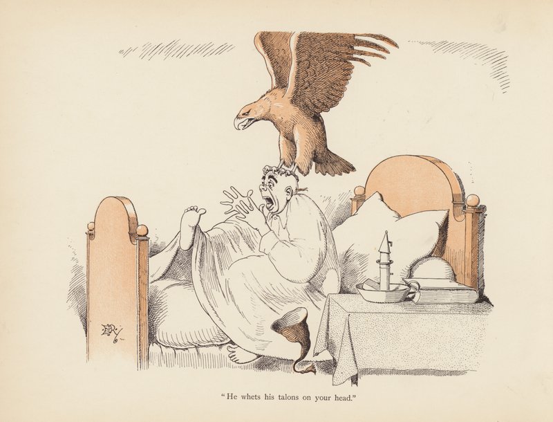 Tails with a Twist: The Eagle (farge litho) av Edward Tennyson Reed