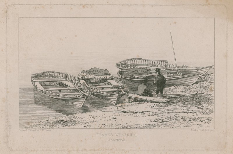 Thames Wherries av Edward William Cooke