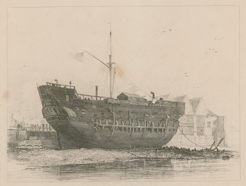 Oppdagelsen som ligger ved Deptford av Edward William Cooke