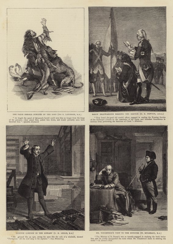 Sir Walter Scott hundreårsjubileum av Edwin Landseer