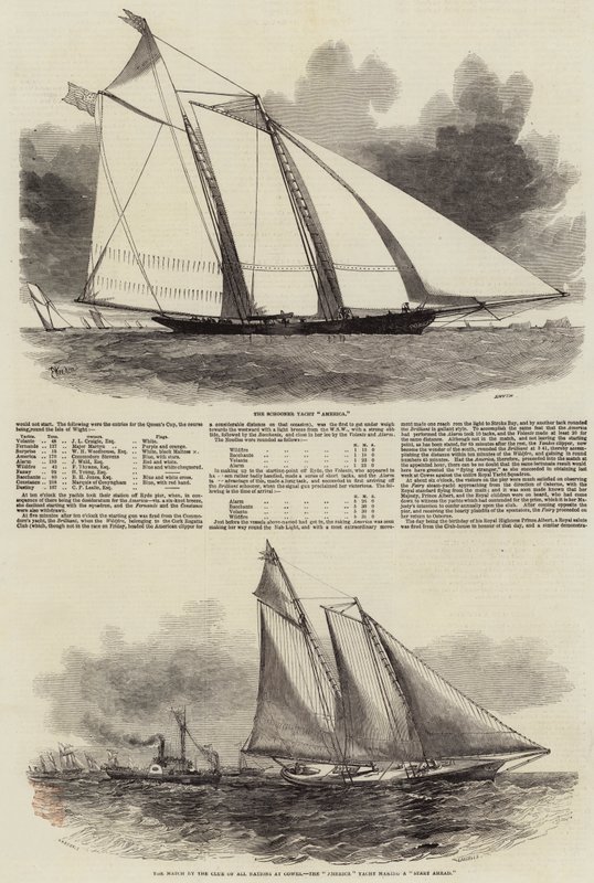 Royal Yacht Squadron Regatta av Edwin Weedon