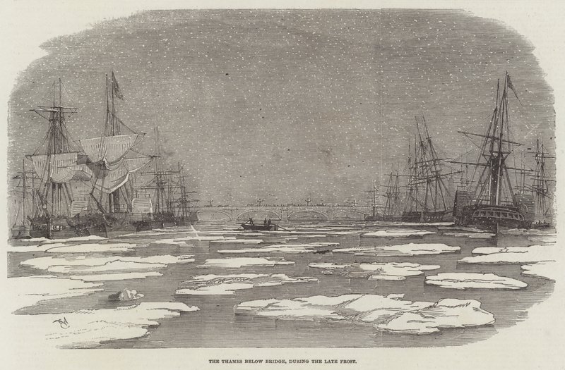Scene i Themsens basseng av Edwin Weedon
