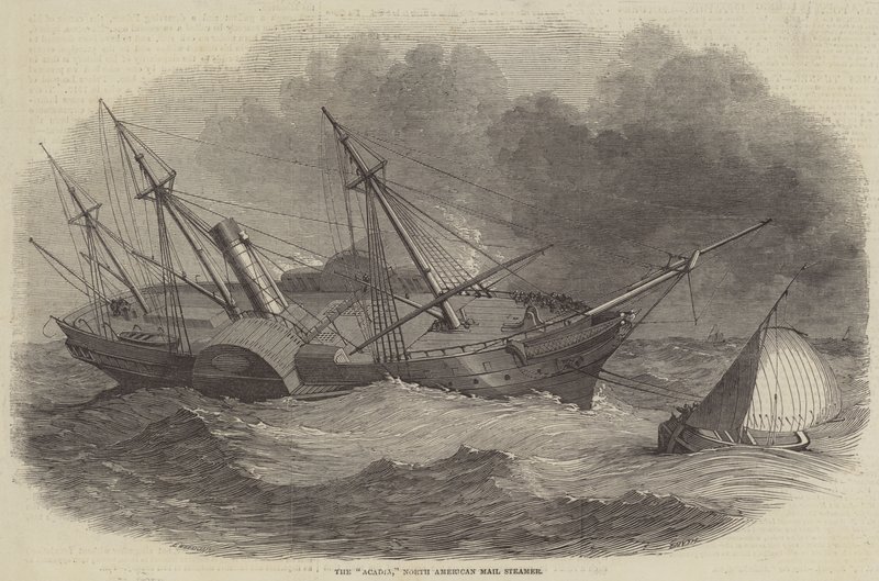 Acadia, North American Mail Steamer av Edwin Weedon