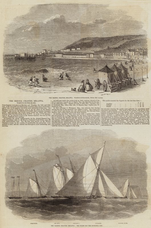 Bristol Channel Regatta av Edwin Weedon