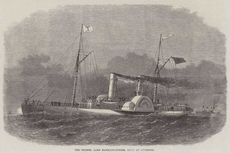 Oberst Lamb Blockade-Runner, bygget i Liverpool av Edwin Weedon