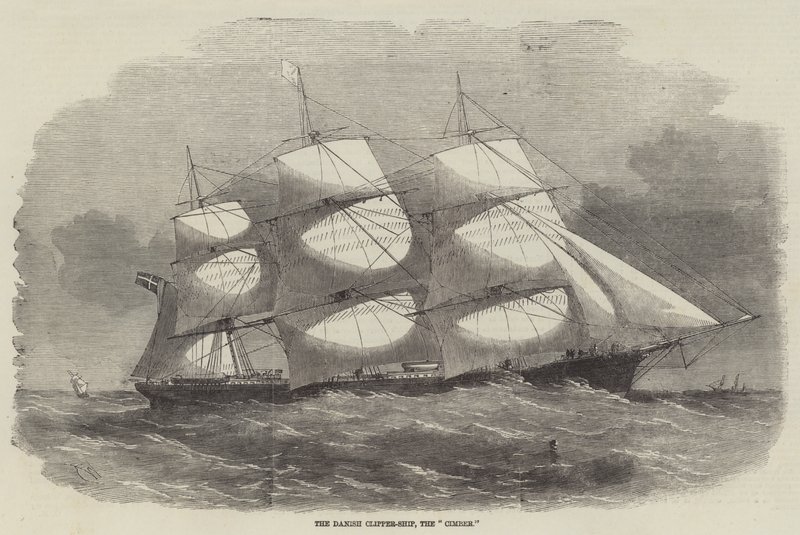 Det danske Clipper-skipet, Cimber av Edwin Weedon
