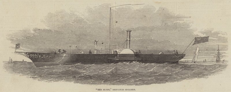 The Elfin, Despatch Steamer av Edwin Weedon