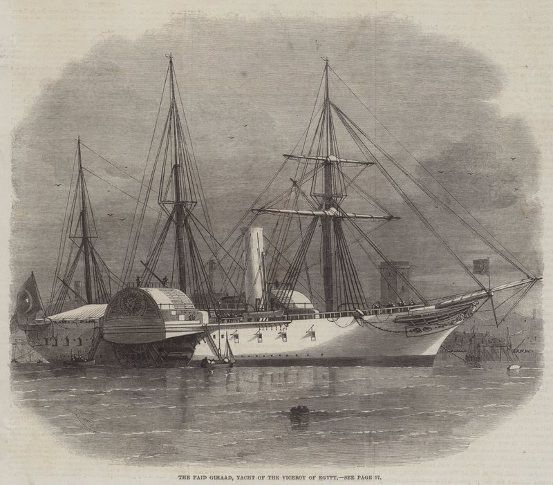 The Faid Gihaad, Yacht til visekongen i Egypt av Edwin Weedon