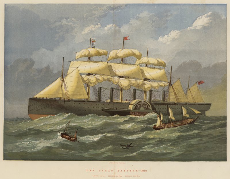 The Great Eastern, flytende av Edwin Weedon