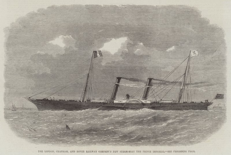 London, Chatham og Dover Railway Companys nye dampbåt, Prince Imperial av Edwin Weedon