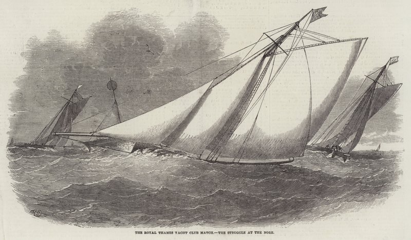The Royal Thames Yacht Club Match, Struggle at the Nore av Edwin Weedon