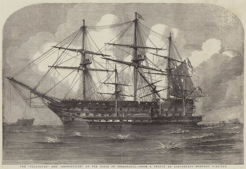 Trafalgar og gjengjeldelse ved beleiringen av Sebastopol av Edwin Weedon