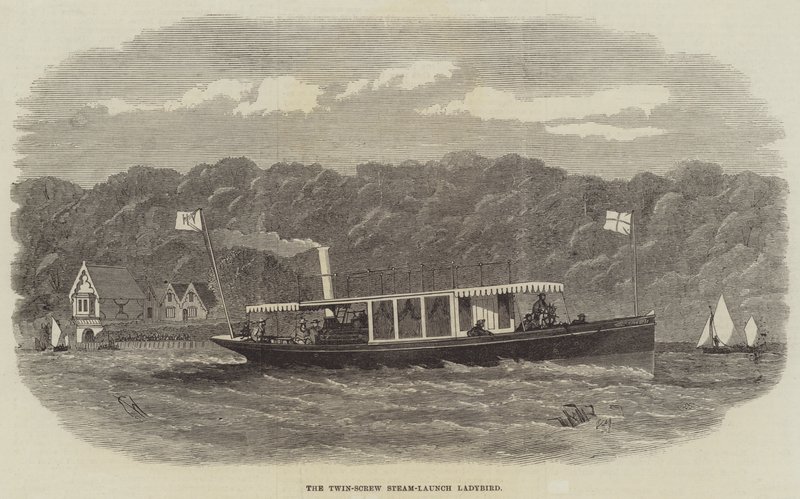 Twin-Screw Steam-Launch Ladybird av Edwin Weedon