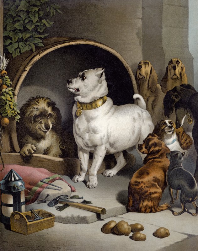 Alexander og Diogenes av Edwin after Landseer