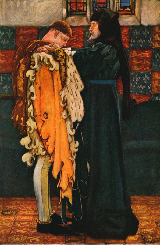 Kong Henrik IV og Prins Henrik av Edwin Austin after Abbey