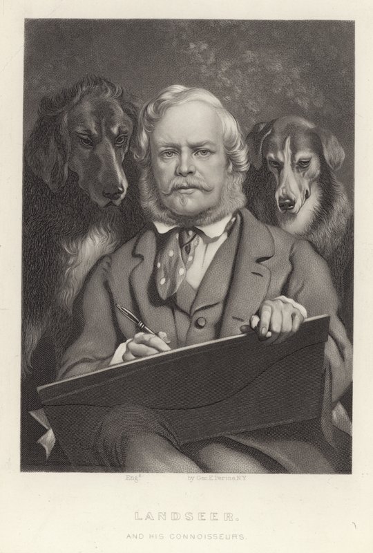 Sir Edwin Henry Landseer , engelsk maler av Edwin Landseer