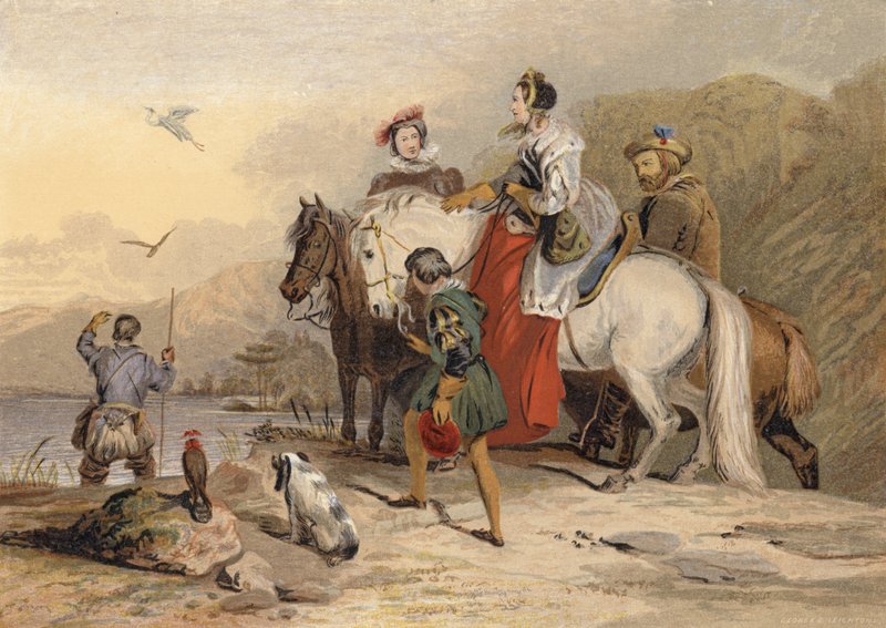 Hawking-partiet av Edwin Landseer