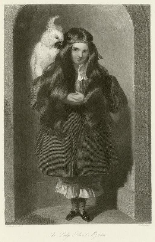 Lady Blanche Egerton av Edwin Landseer