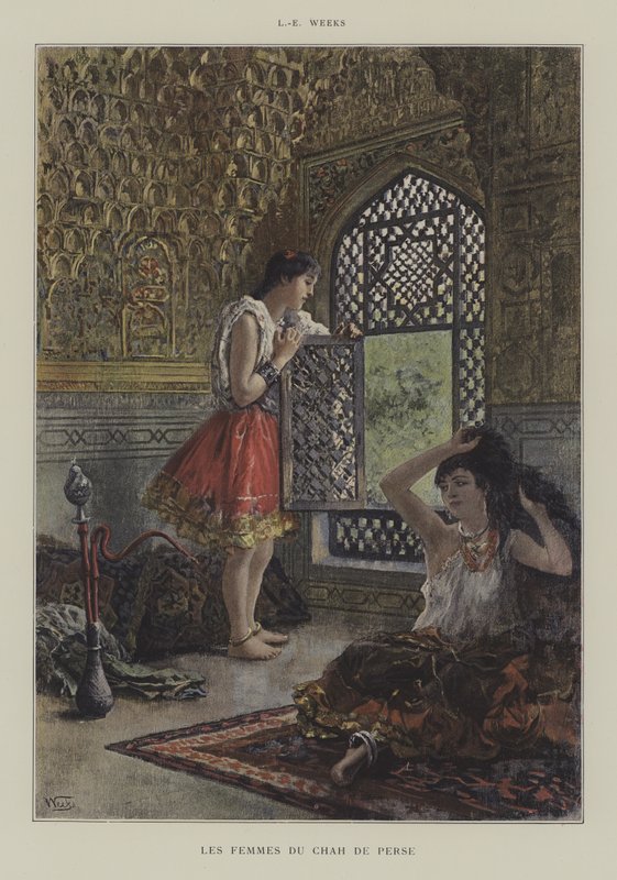 Konene til sjahen av Persia av Edwin Lord Weeks