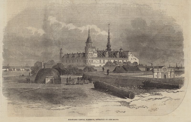 Kronborg slott, Elsineur, Øresunds inngang av Edwin Weedon