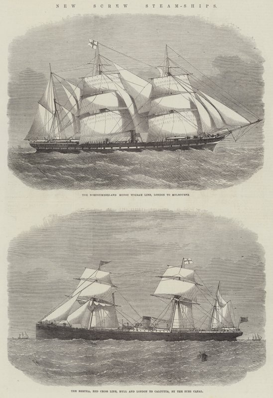 Nye Screw Steam-Ships av Edwin Weedon