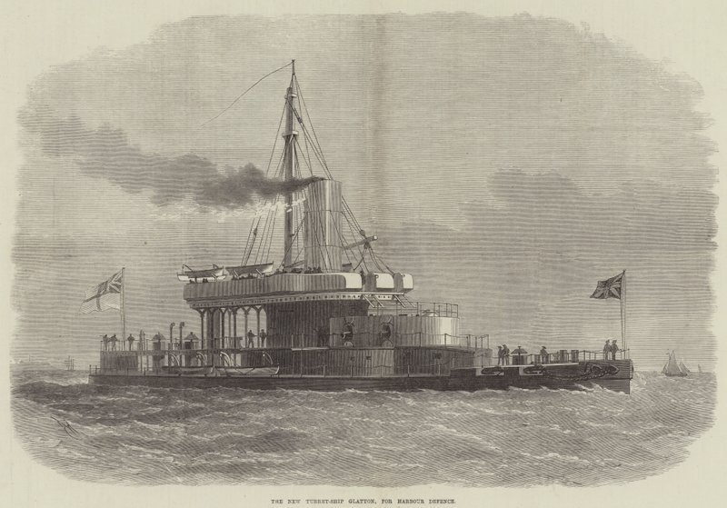 The New Turret-Ship Glatton, for havneforsvaret av Edwin Weedon