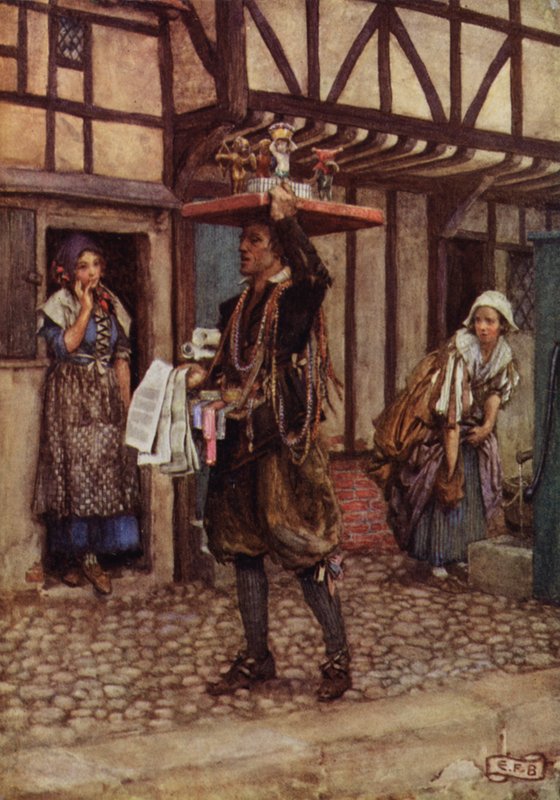 Fine grep for damer, billig, utvalg, modig og ny (litho i farge) av Eleanor Fortescue Brickdale