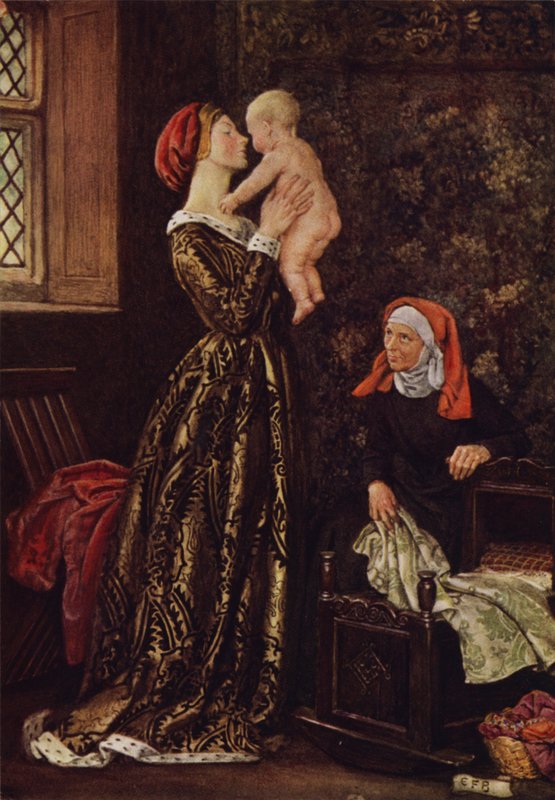Det vokser ikke som et tre, i bulk gjør mennesket bedre (farge litho) av Eleanor Fortescue Brickdale