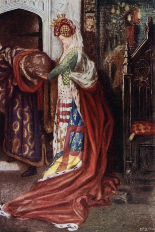 Kong Henry VI del 2 (farge litho) av Eleanor Fortescue Brickdale