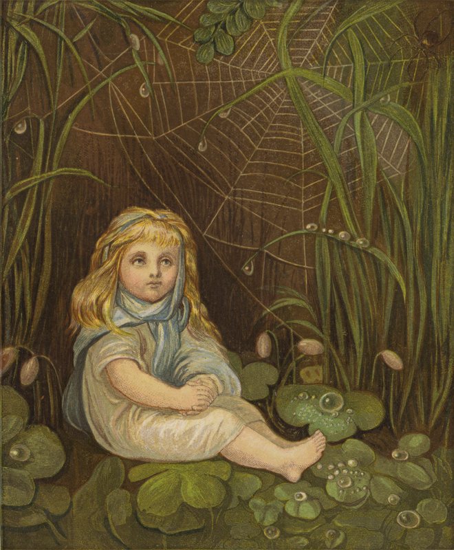 Stjernene er langt, langt unna (farge litho) av Eleanor Fortescue Brickdale