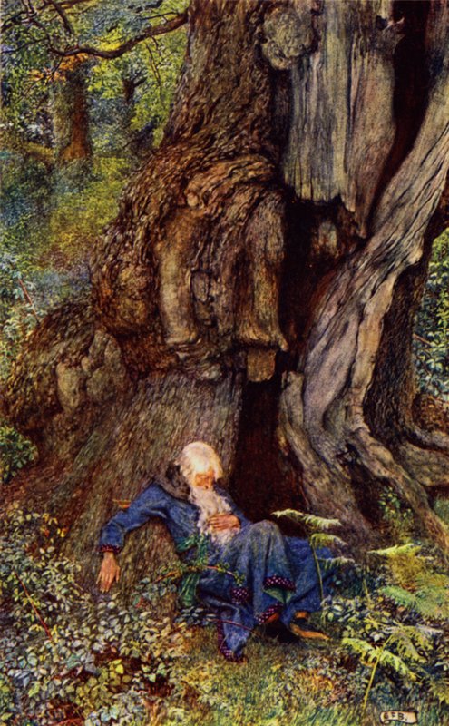 Vivien (farge litho) av Eleanor Fortescue Brickdale