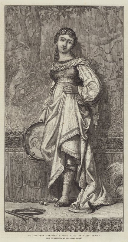 La Regina, en venetiansk dansepike av Elihu Vedder