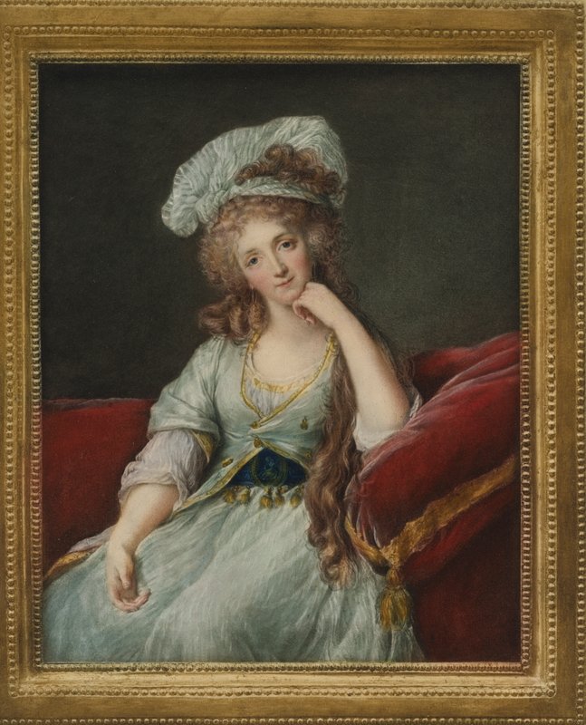 Portrett av Louise Marie Adelaide de Bourbon-Ponthievre, hertuginne av Orleans av Elisabeth Louise after Vigee Lebrun
