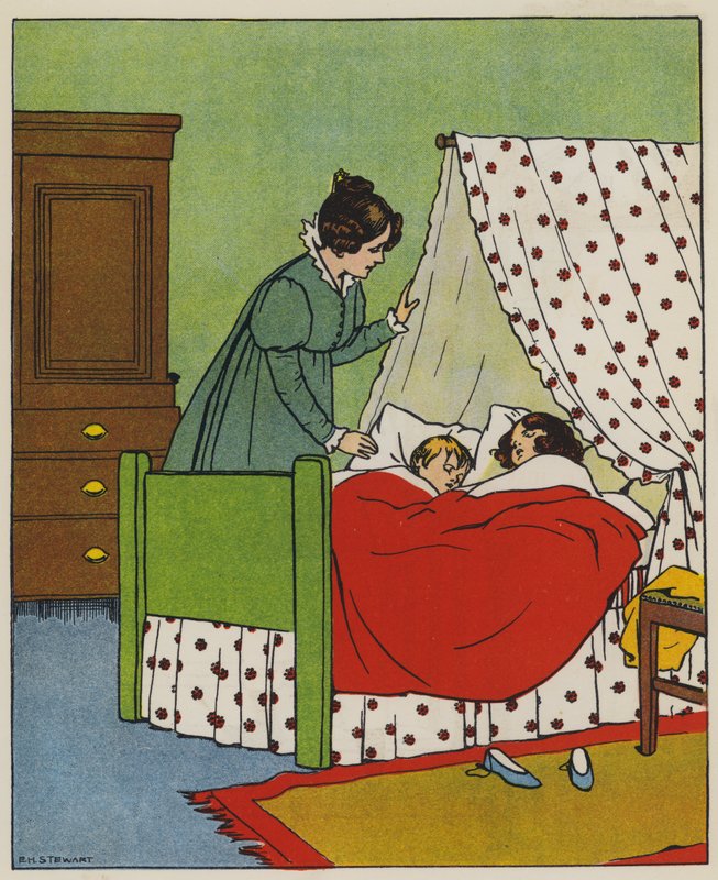 Sovetid (farge litho) av Elise H. Stewart