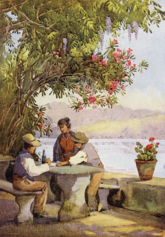 A Restaurant (farge litho) av Ella Du Cane