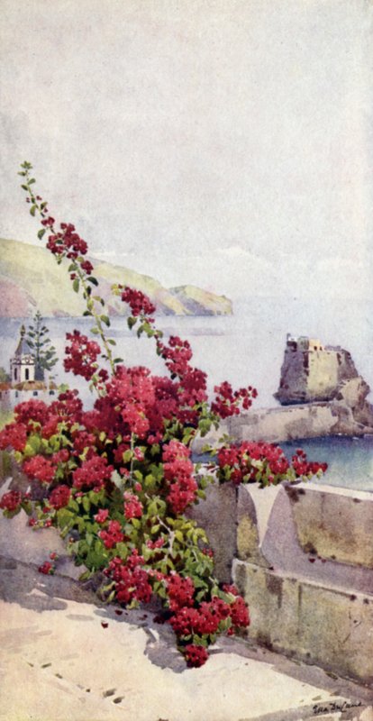 Loo Rock, Funchal (farge litho) av Ella Du Cane