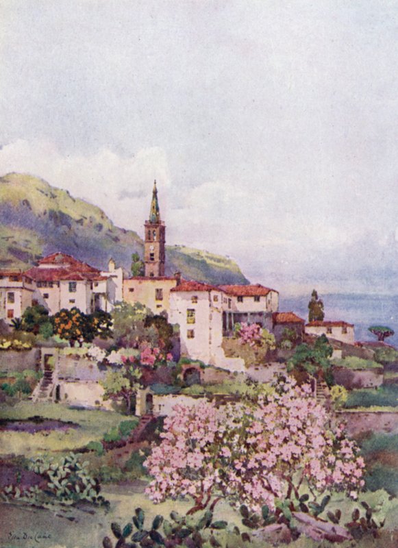 Realejo Alto (farge litho) av Ella Du Cane