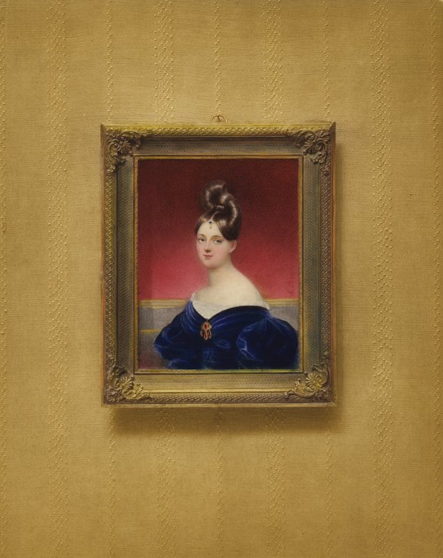 Portrett av prinsesse Louise Amelie av Baden av Emanuel Thomas Peter
