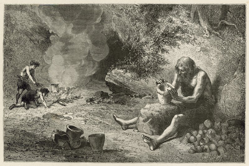 Den første pottemakeren av Emile Antoine Bayard