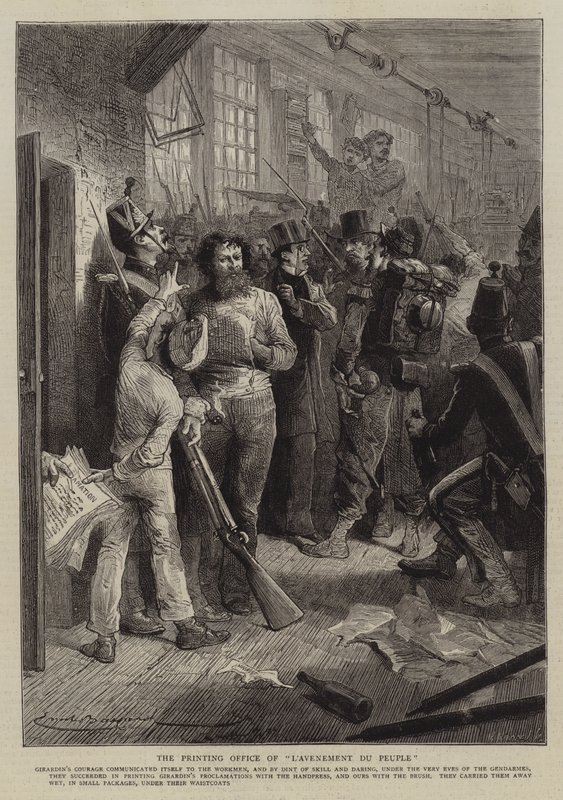 Historien om en forbrytelse, et øyenvitnes vitnesbyrd av Emile Antoine Bayard