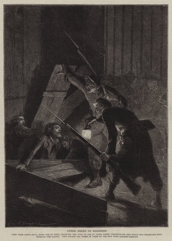 Historien om en forbrytelse, et øyenvitnes vitnesbyrd av Emile Antoine Bayard