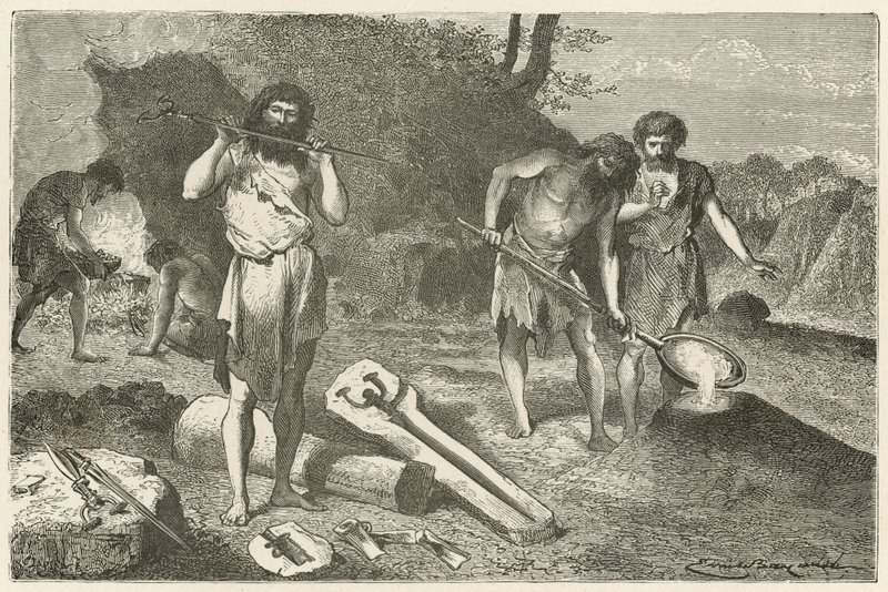 Et formeverksted i bronsealderen av Emile Antoine Bayard