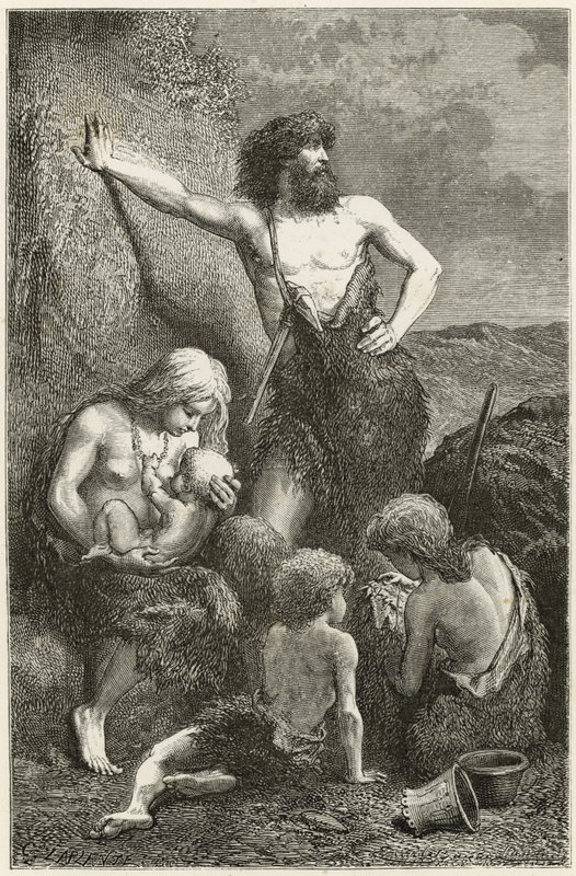 En familie i steinalderen av Emile Antoine Bayard