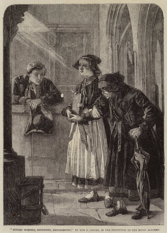 Søndag morgen, Betzingen, Knetensburg av Emily Mary Osborn