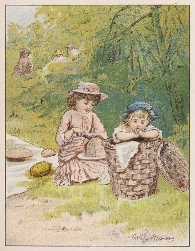 The Picnic (farge litho) av Emily Harding