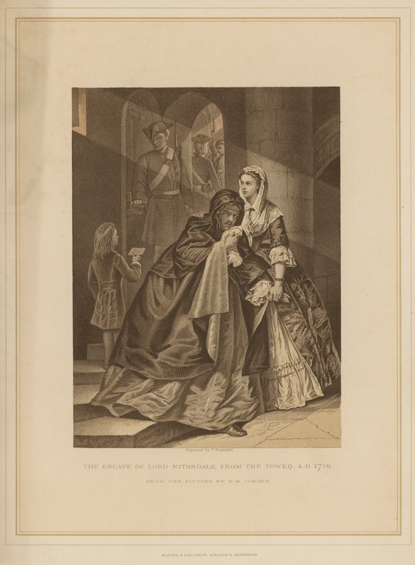 Flukten til Lord Nithsdale fra Tower of London av Emily Mary Osborn